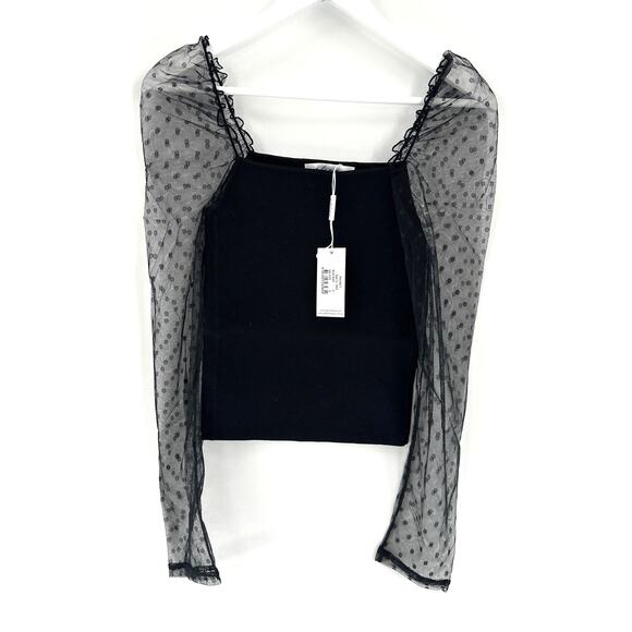 Petal And Pup Women's Black Rigala Top Size S - Picture 6 of 10